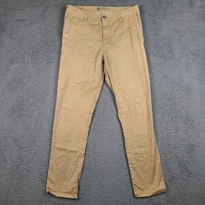 Vuori Collins Chino Pant Mens 32 Khaki Stretch Performance V433 Slim Straight